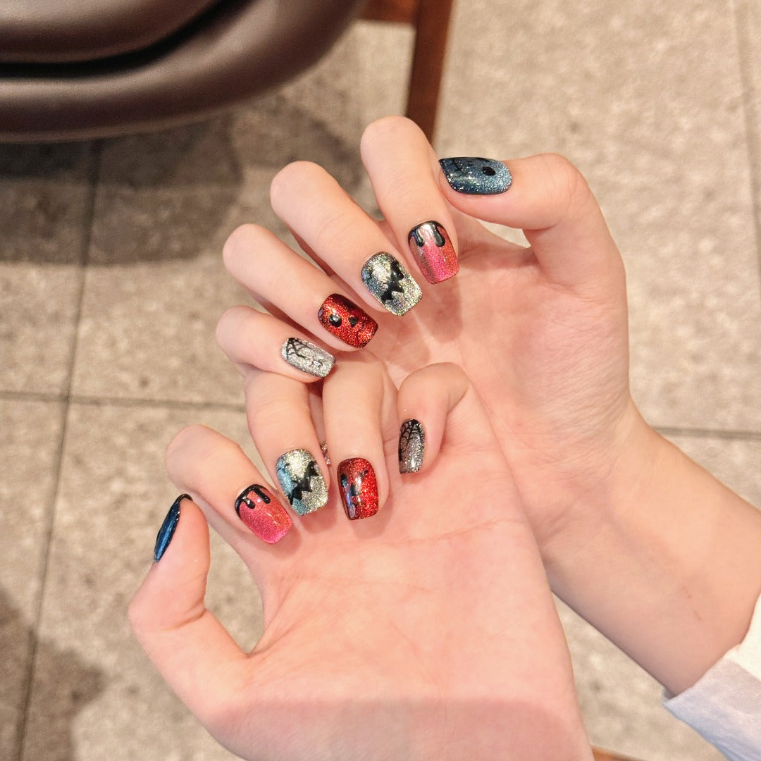 Halloween Bloody Skull Press-On Nail